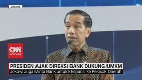 VIDEO: Presiden Ajak Direksi Bank Dukung UMKM