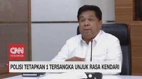 VIDEO: Polisi Tetapkan Satu Tersangka Unjuk Rasa Kendari