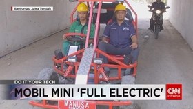 VIDEO: Mobil Mini 'Full Electric' Karya Siswa SMK NU 1 Maarif