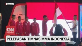 VIDEO: Pelepasan Timnas MMA Indonesia di Bahrain