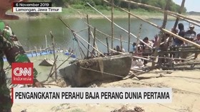 VIDEO: Pengangkatan Perahu Baja Perang Dunia Pertama