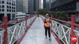 Pemprov DKI Ingin Bangun JPO Cantik, Bisa Dilalui Sepeda