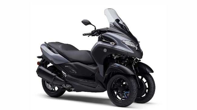 Yamaha menampilkan motor di segmen skutik, petualang di pameran roda dua bergengsi EICMA 2019 yang berlangsung di Milan, Italia.