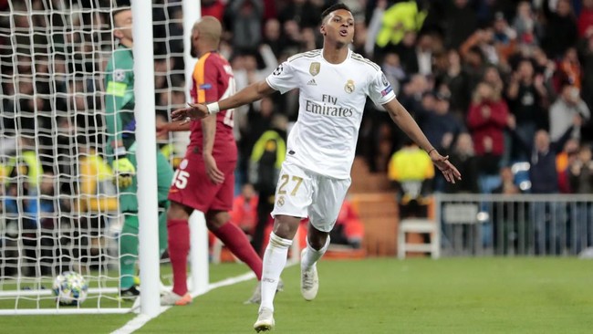 Real Madrid untuk sementara unggul 4-0 Galatasaray pada lanjutan Liga Champions di Stadion Santiago Bernabeu, Kamis (7/11) dini hari WIB.