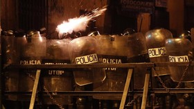 FOTO: Demo Anti Pemerintah Kembali Pecah di Bolivia