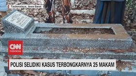 VIDEO: Polisi Selidiki Kasus Terbongkarnya 25 Makam