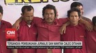 VIDEO: Tersangka Pembunuhan Jurnalis dan Mantan Caleg Ditahan