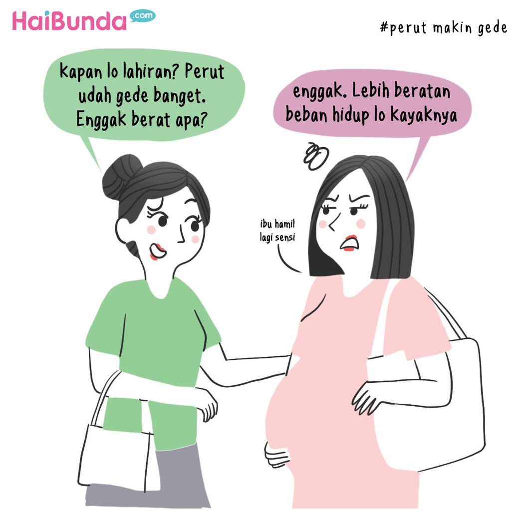 Ini keluhan Bunda di komik ini saat hamil tua. Kalau Bunda gimana? Apa keluhan yang dirasa dan mengganggu banget? Share di kolom komentar ya.