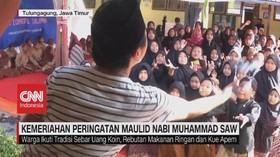 VIDEO: Tradisi Sebar Uang di Peringatan Maulid Nabi