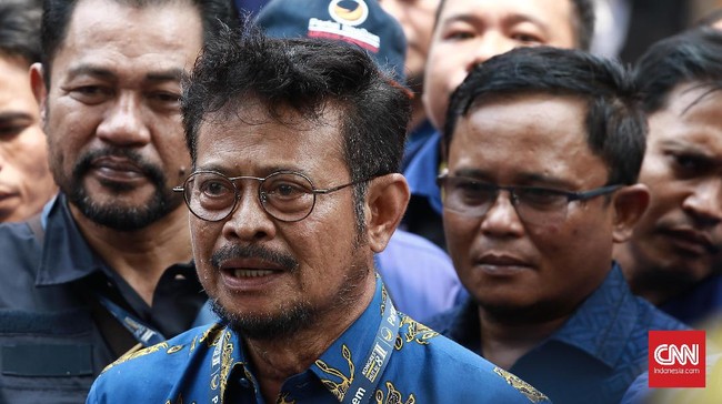 Syahrul Yasin Limpo memberikan pesan ke pegawai Kementan 7 jam sebelum mengundurkan diri dari jabatannya sebagai menteri pertanian.