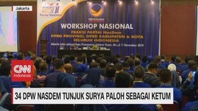 VIDEO: 34 DPW Nasdem Tunjuk Surya Paloh Sebagai Ketum Nasdem