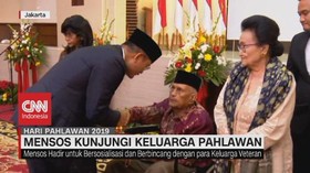 VIDEO: Mensos Juliari Batubara Kunjungi Keluarga Pahlawan