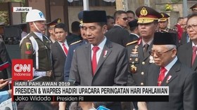 VIDEO: Presiden & Wapres Hadiri Peringatan Hari Pahlawan