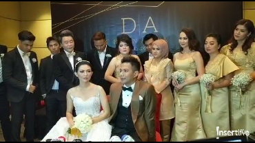 Delon dan Aida Gunakan Konsep Elegan dan Mewah di Resepsi Pernikahan