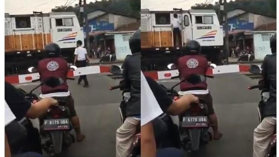 Klarifikasi KAI terkait video viral seorang masinis.
