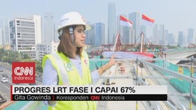 VIDEO: Progres LRT Fase I Capai 67 Persen