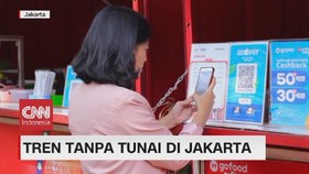VIDEO: Tren tanpa Tunai di Jakarta
