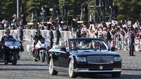FOTO: Parade Kendaraan Penobatan Kaisar Jepang