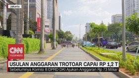 VIDEO: Usulan Anggaran Trotoar Capai Rp 1,2 T
