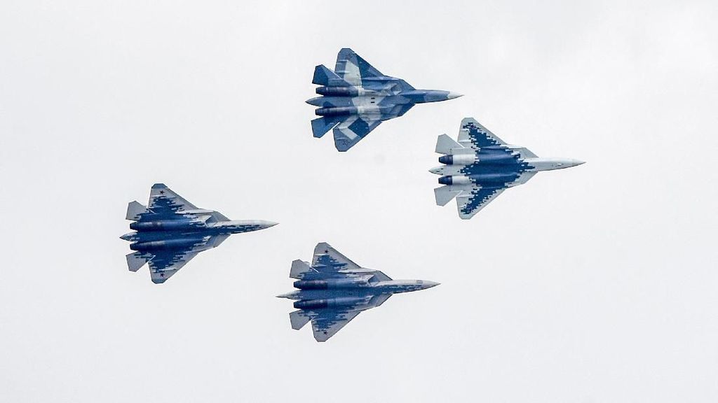 Militer Rusia Bakal Terima Jet Tempur Siluman Su-57 Seri Terbaru