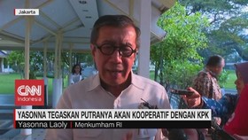 VIDEO: Yasonna Tegaskan Putranya Akan Kooperatif dengan KPK