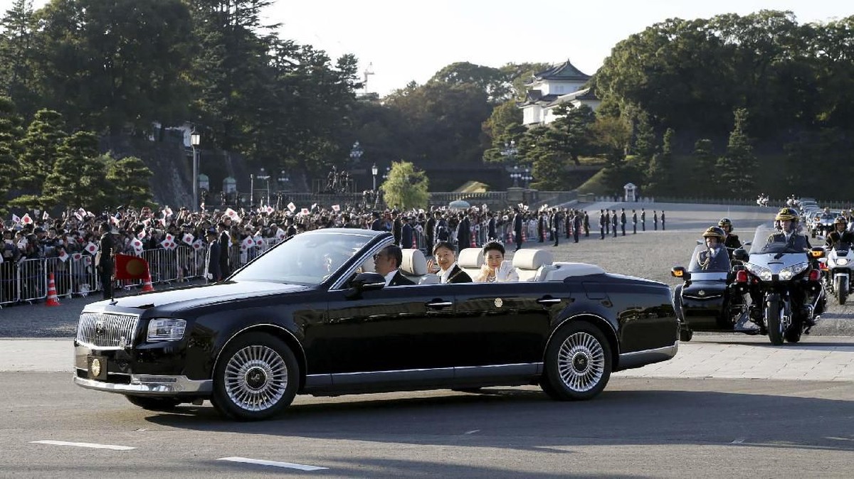 FOTO: Parade Kendaraan Penobatan Kaisar Jepang