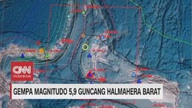 VIDEO: Gempa Magnitudo 5,9 Guncang Halmahera Barat