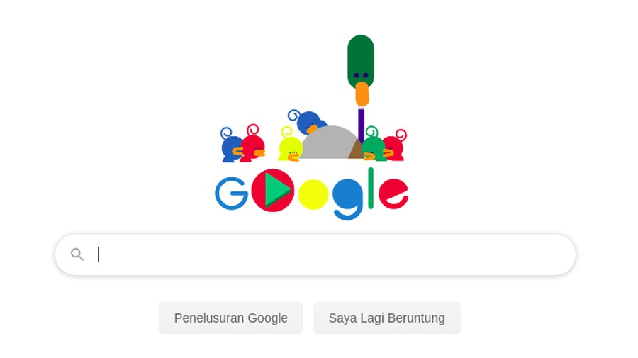 Jatuh pada 12 November 2019, Hari Ayah Nasional dirayakan oleh Google Doodle.