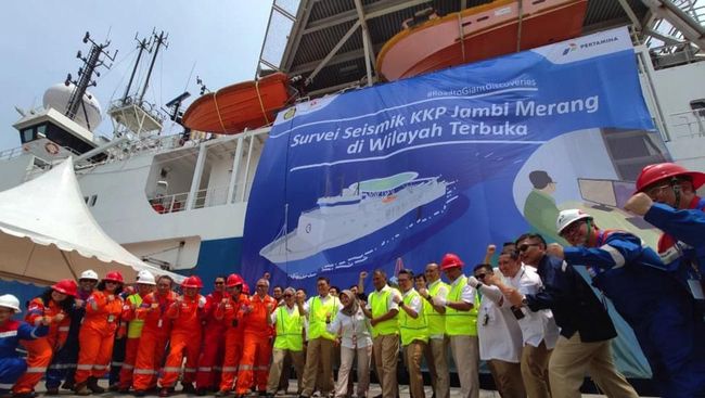 SKK Migas Bakal Kelola Migas Jambi Merang hingga 20 Tahun Lintasan survei seismik 2D sepanjang 30.000 km yang melalui titik potensi sumber daya migas