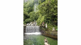 Air Terjun Benang Kelambu, Tempat Mandi Bidadari di Rinjani