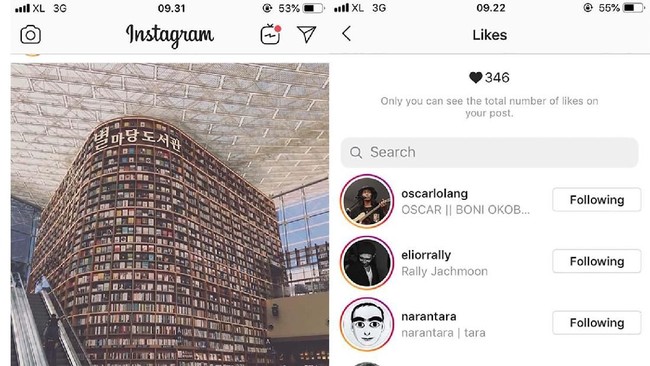 Instagram mengatakan insiden itu merupakan "bug" di tengah perbaikan yang meningkatkan impresi setiap pengguna.