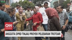 VIDEO: Anggota DPRD Tinjau Proyek Pelebaran Trotoar