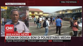 VIDEO: Pelaku Bom di Medan Gunakan Atribut Ojek Online