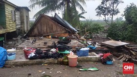 Angin Kencang Landa Banyuasin, 82 Rumah Roboh 2 Warga Terluka