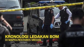 VIDEO: Pelaku Bom Bunuh Diri Dua Kali Ditegur Polisi
