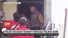 VIDEO: Olah TKP Rumah Terduga Pelaku Bom Bunuh Diri