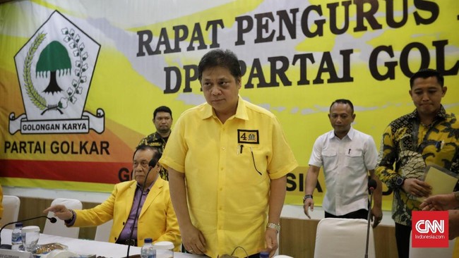 Ketua Umum DPP Partai Golkar Airlangga Hartarto dikabarkan mengundurkan diri dari jabatannya sebagai ketua umum DPP Golkar.