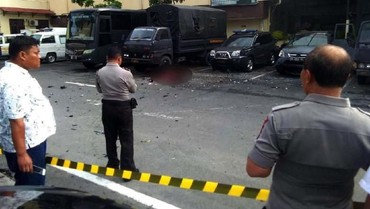 img-title Kondisi Polrestabes Medan Usai Diguncang Bom Bunuh Diri