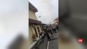 VIDEO: Ledakan Bom di Polrestabes Medan