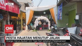 VIDEO: Pesta Hajatan Menutup Jalan, Begini Aturannya