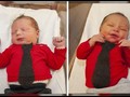 VIDEO: Hari Cardigan, Bayi Berdandan Khas Mr Rogers