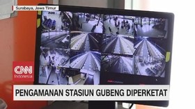 VIDEO: Pengamanan Stasiun Gubeng Diperketat