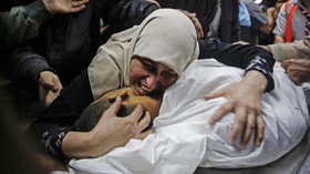 Rudal Israel Tewaskan Pria Disabilitas Gaza, Istri dan Anak