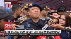 VIDEO: Istri Pelaku Bom Bunuh Diri Medan Diamankan