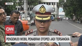 VIDEO: Penabrak Pengguna Skuter Listrik Jadi Tersangka