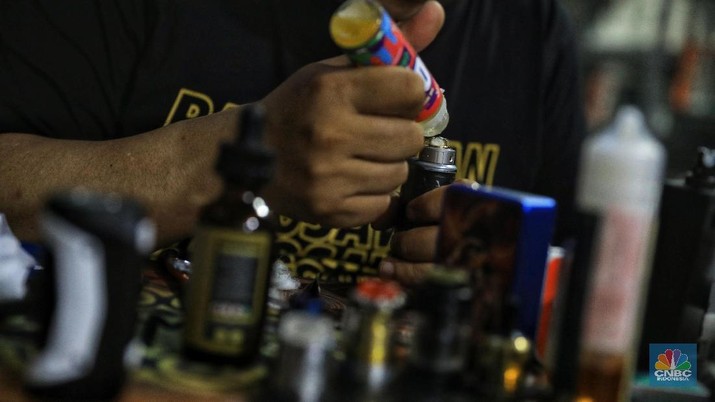 Geliat Industri Rokok Elektrik Masa Kini (CNBC Indonesia/Andrean Kristianto)