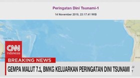 VIDEO: Gempa Malut Magnitudo 7,1, Berpotensi Tsunami