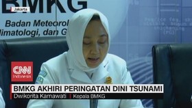 VIDEO: BMKG Akhiri Peringatan Dini Tsunami