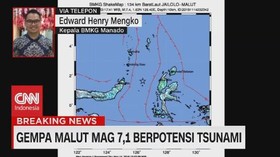 VIDEO: BMKG Manado: Gempa Susulan Berkekuatan 4,3 - 4,9 Mag