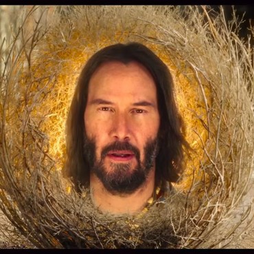 Muka Bersinar, Keanu Reeves Muncul di Trailer SpongeBob Movie